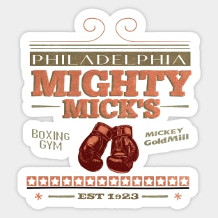 Mighty Mick's - Boxing Gym 1923 Sticker